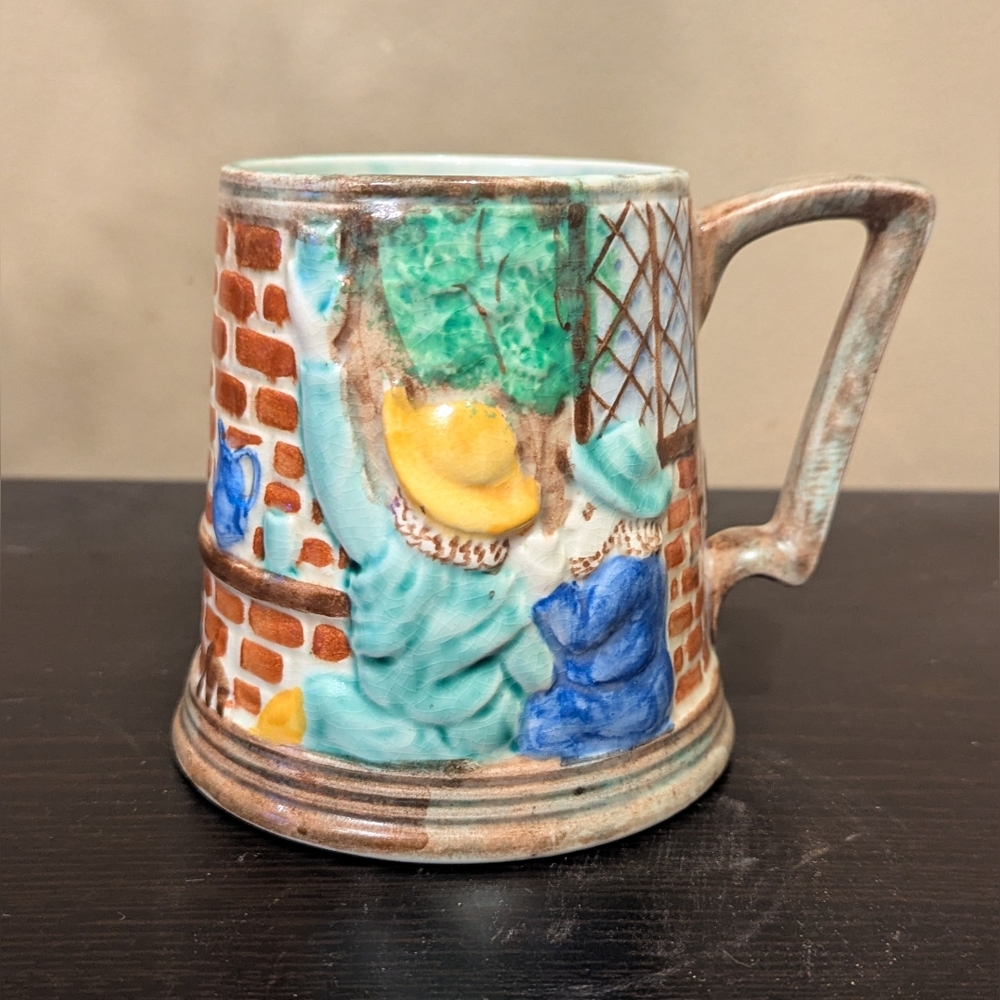 Vintage H.J. Wood Ltd Burslem England Handpainted Mug